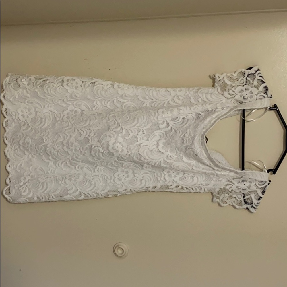 Cute mini white dress